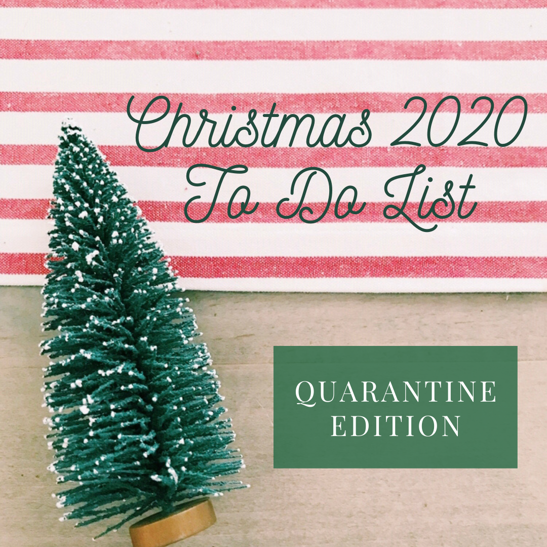 Christmas 2020 To Do List