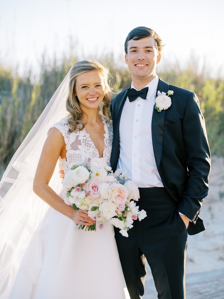 Shields & David’s Colorful Coastal Coral Bay Club Wedding | Raleigh ...