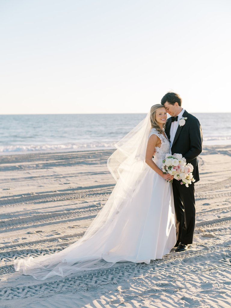 Shields & David’s Colorful Coastal Coral Bay Club Wedding | Raleigh ...