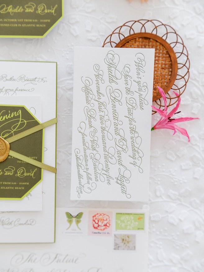 Shields & David’s Colorful Coastal Coral Bay Club Wedding | Raleigh ...